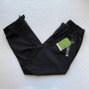 NWT REI Elements Ultra Light Waterproof Pants Black Outdoor Gear Womens Petite L